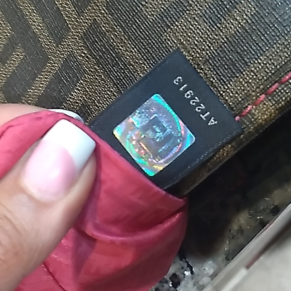 FENDI ZUCCA COATED FF TOTE- PINK INTERIOR - Picture 4 of 17